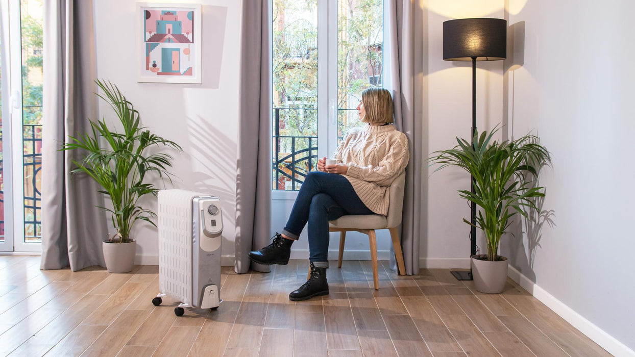 Radiator cu ulei Cecotec ReadyWarm 11000 Space 360, 2500 W, 11 elementi, 3 trepte, 28 m²