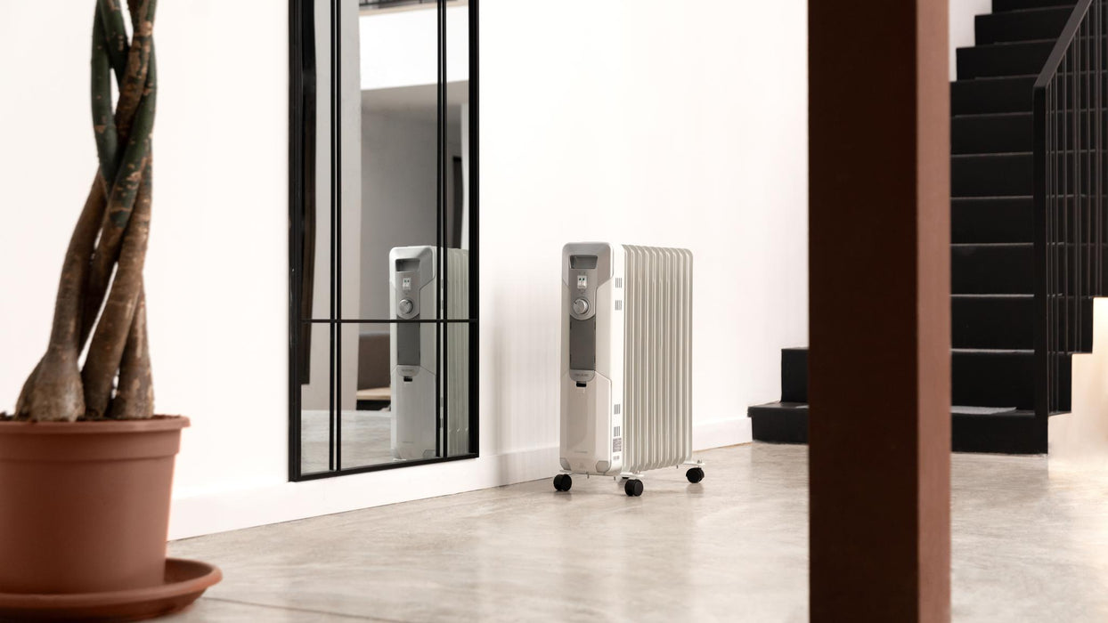 Radiator cu ulei Cecotec ReadyWarm 11000 Space, 2500 W, 11 elementi, 25 m², alb