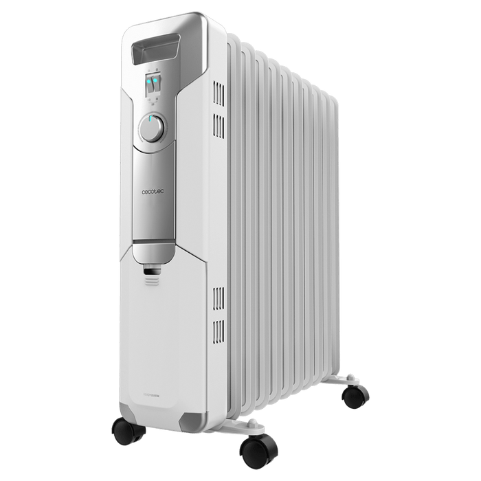 Radiator cu ulei Cecotec ReadyWarm 11000 Space, 2500 W, 11 elementi, 25 m², alb