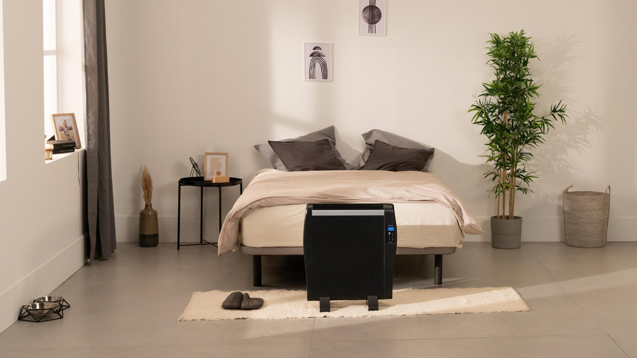 Radiator electric Cecotec ReadyWarm 1200 Thermal Black, 900 W, 6 elemente, pentru 10 m², negru
