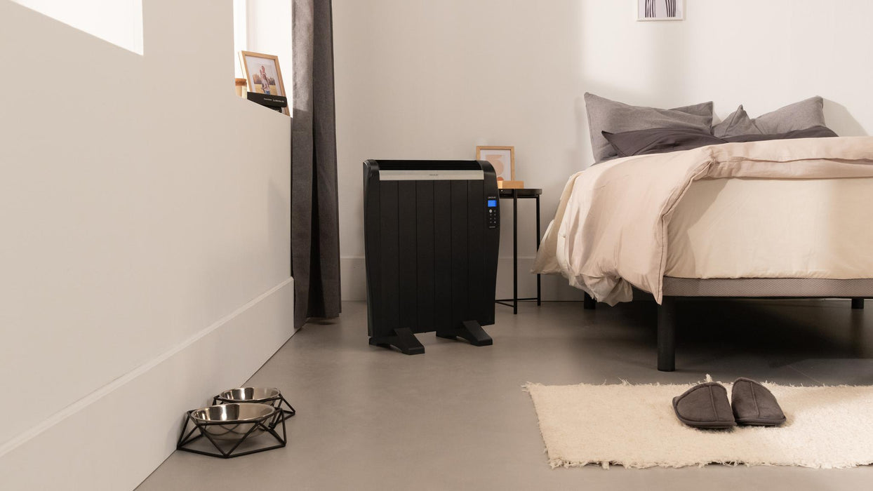 Radiator electric Cecotec ReadyWarm 1200 Thermal Black, 900 W, 6 elemente, pentru 10 m², negru