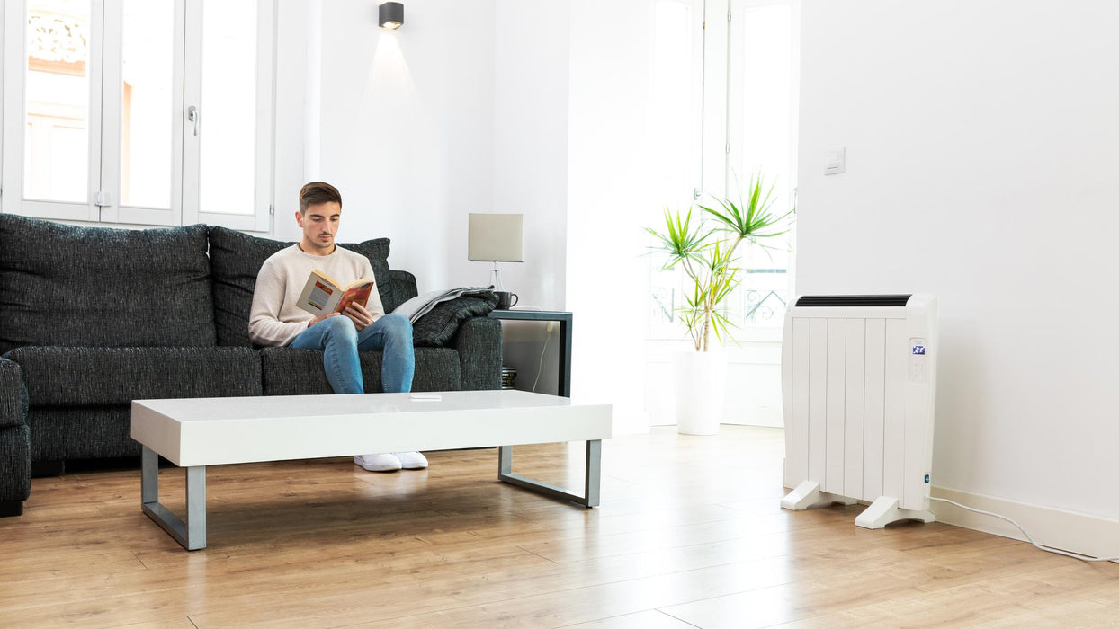 Radiator electric Cecotec Ready Warm 1200 Thermal Connected, 900 W, 6 elemente, până la 10 m², alb