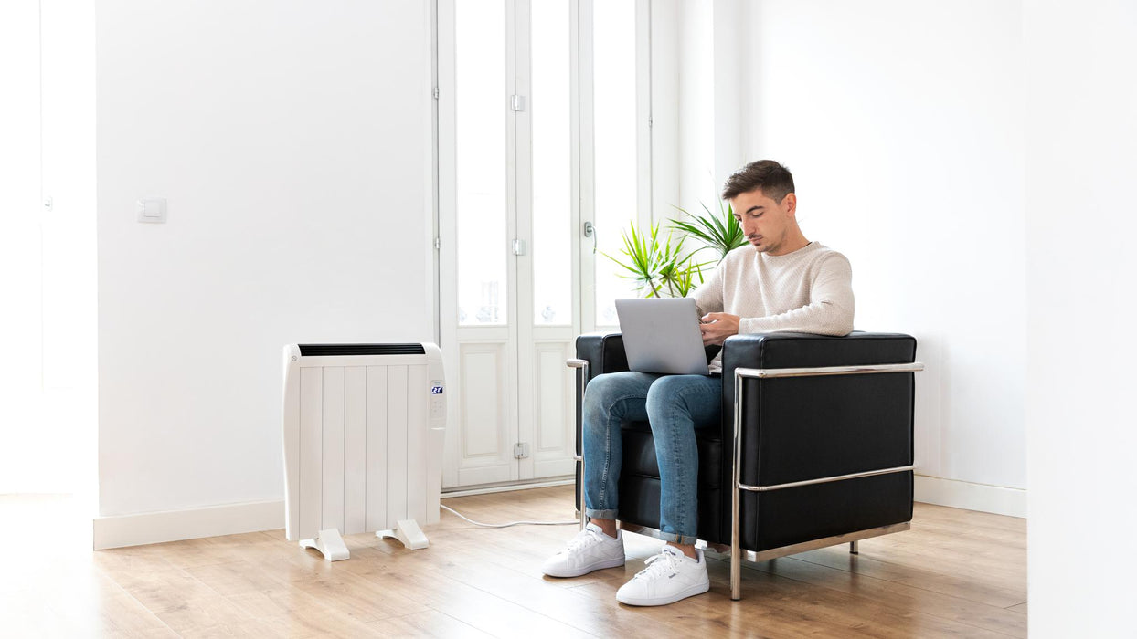 Radiator electric Cecotec Ready Warm 1200 Thermal Connected, 900 W, 6 elemente, până la 10 m², alb
