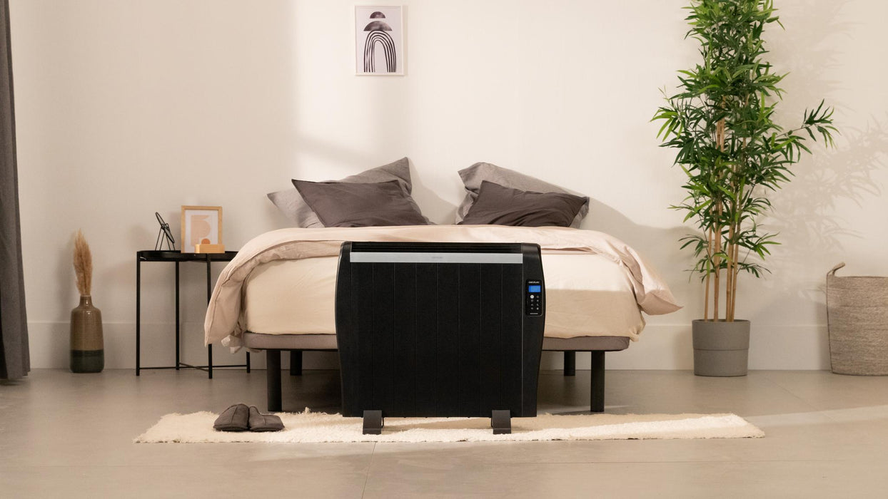 Radiator electric Cecotec ReadyWarm 1800 Thermal Black, 1200 W, pentru încăperi de până la 15 m², negru