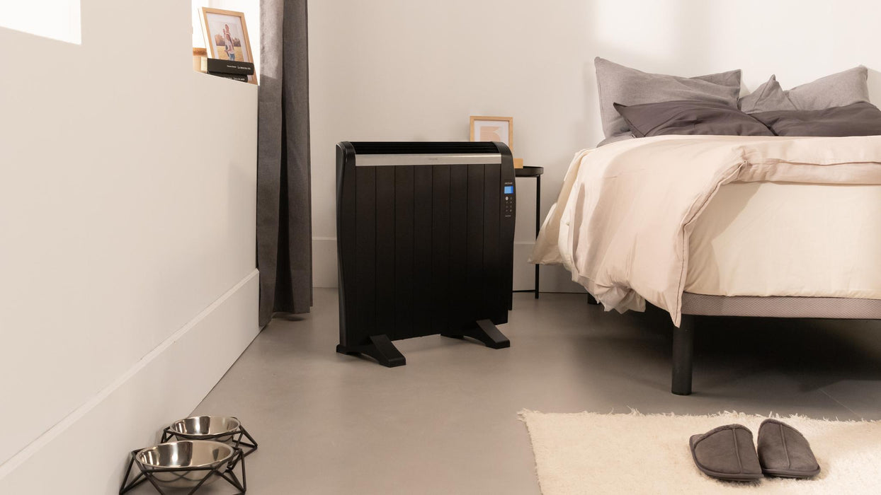 Radiator electric Cecotec ReadyWarm 1800 Thermal Black, 1200 W, pentru încăperi de până la 15 m², negru