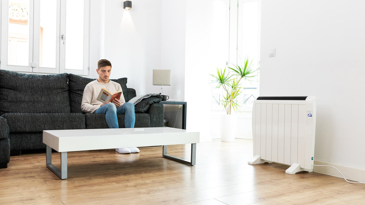 Radiator electric Cecotec Ready Warm 1800 Thermal Connected, 1200 W, 8 elementi, pentru 15 m², alb