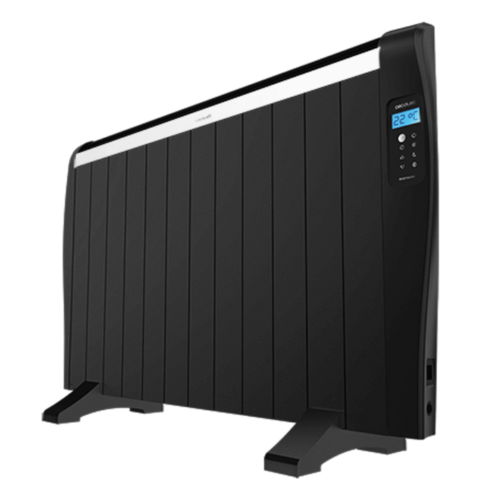 Radiator electric Cecotec ReadyWarm 2500 Thermal Black, 1800 W, 12 elementi, pentru 25 m², negru