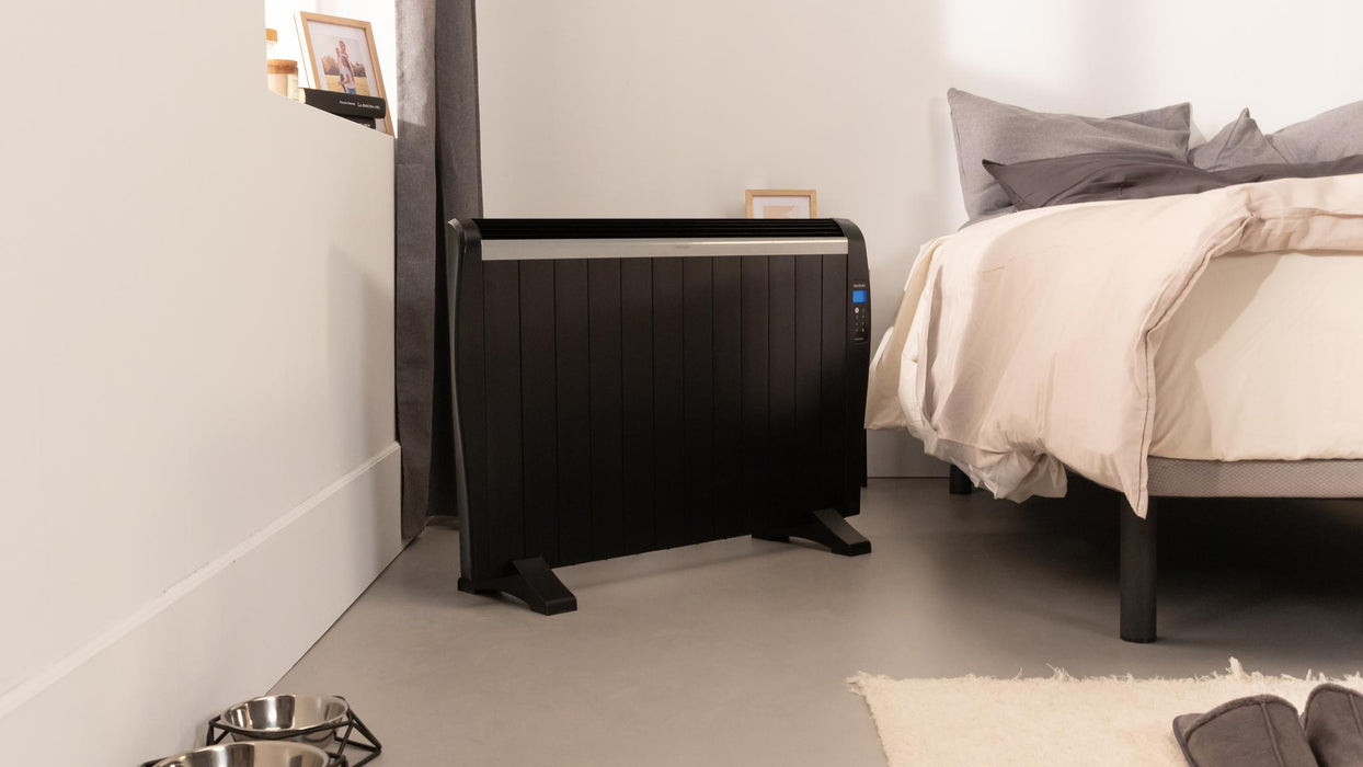 Radiator electric Cecotec ReadyWarm 2500 Thermal Black, 1800 W, 12 elementi, pentru 25 m², negru