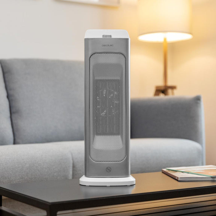 Aerotermă ceramică Cecotec ReadyWarm 6700 Ceramic Sky, 2000 W, 3 moduri, albă