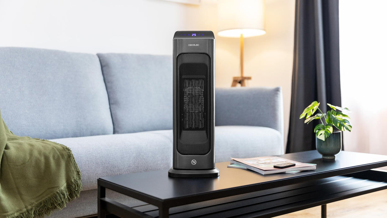 Aerotermă ceramică Cecotec ReadyWarm 6800 Ceramic Sky Smart, 2000 W, 3 moduri, neagră