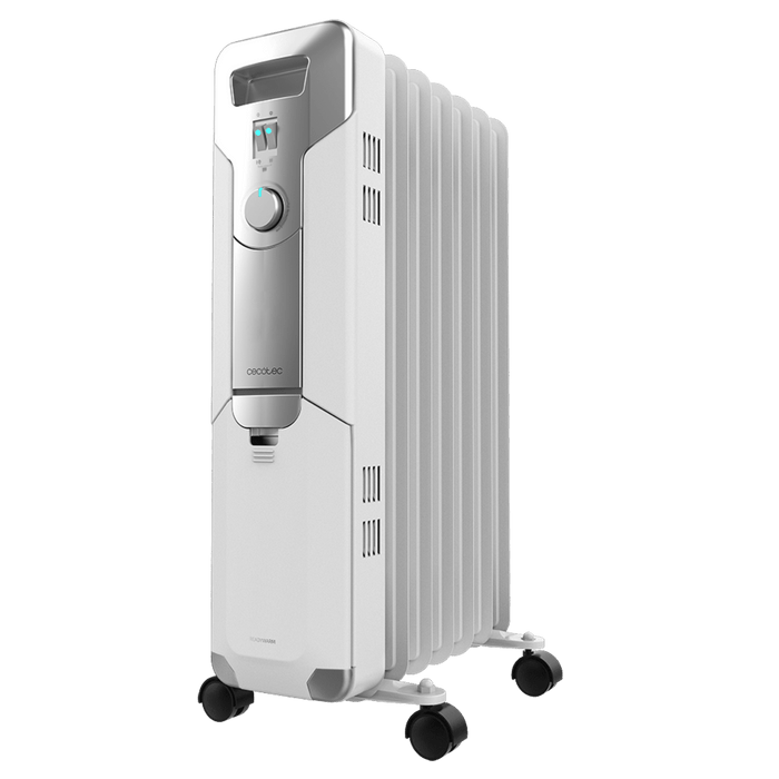 Radiator cu ulei Cecotec ReadyWarm 7000 Space, 1500 W, 7 elementi, suprafață 15 m²
