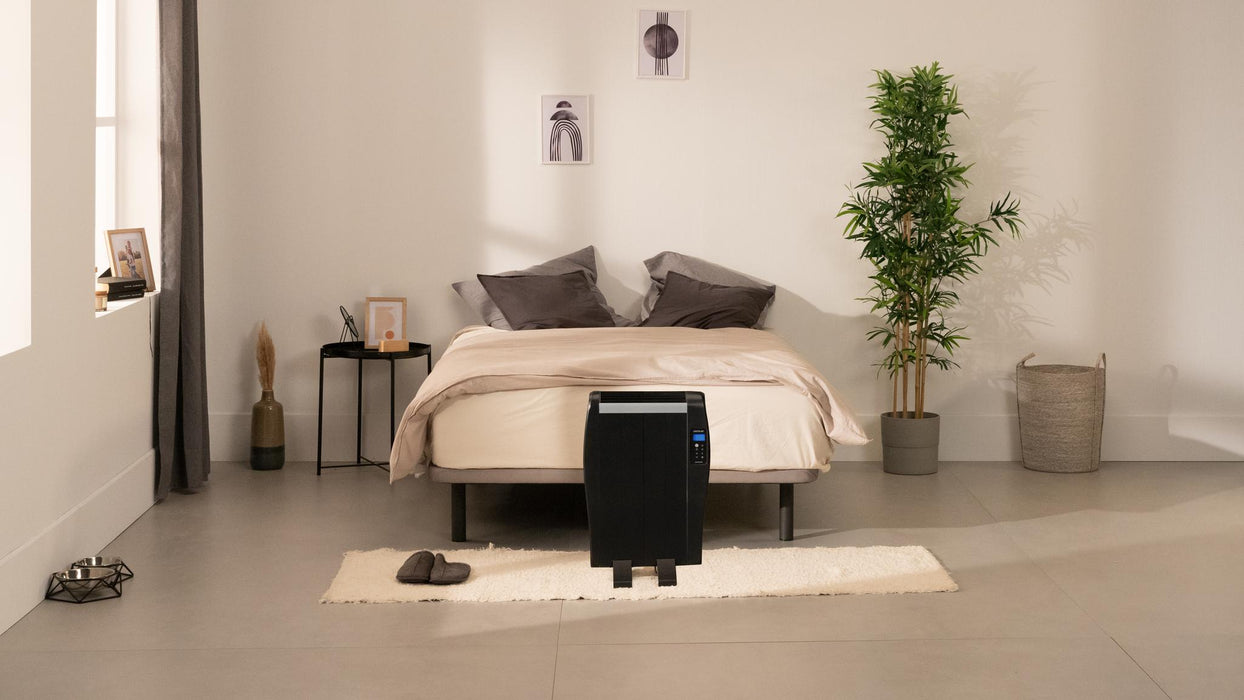 Radiator termic electric Cecotec ReadyWarm 800 Thermal Black, 600 W, 4 elementi, pentru 8 m², negru