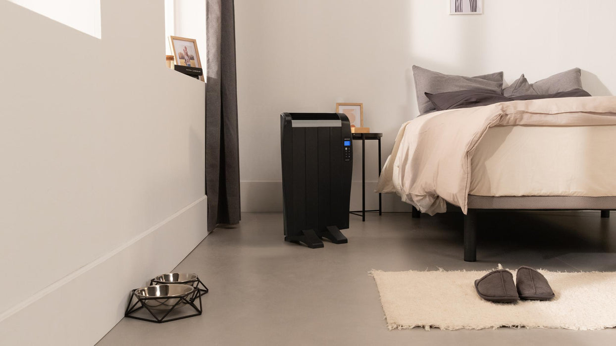 Radiator termic electric Cecotec ReadyWarm 800 Thermal Black, 600 W, 4 elementi, pentru 8 m², negru