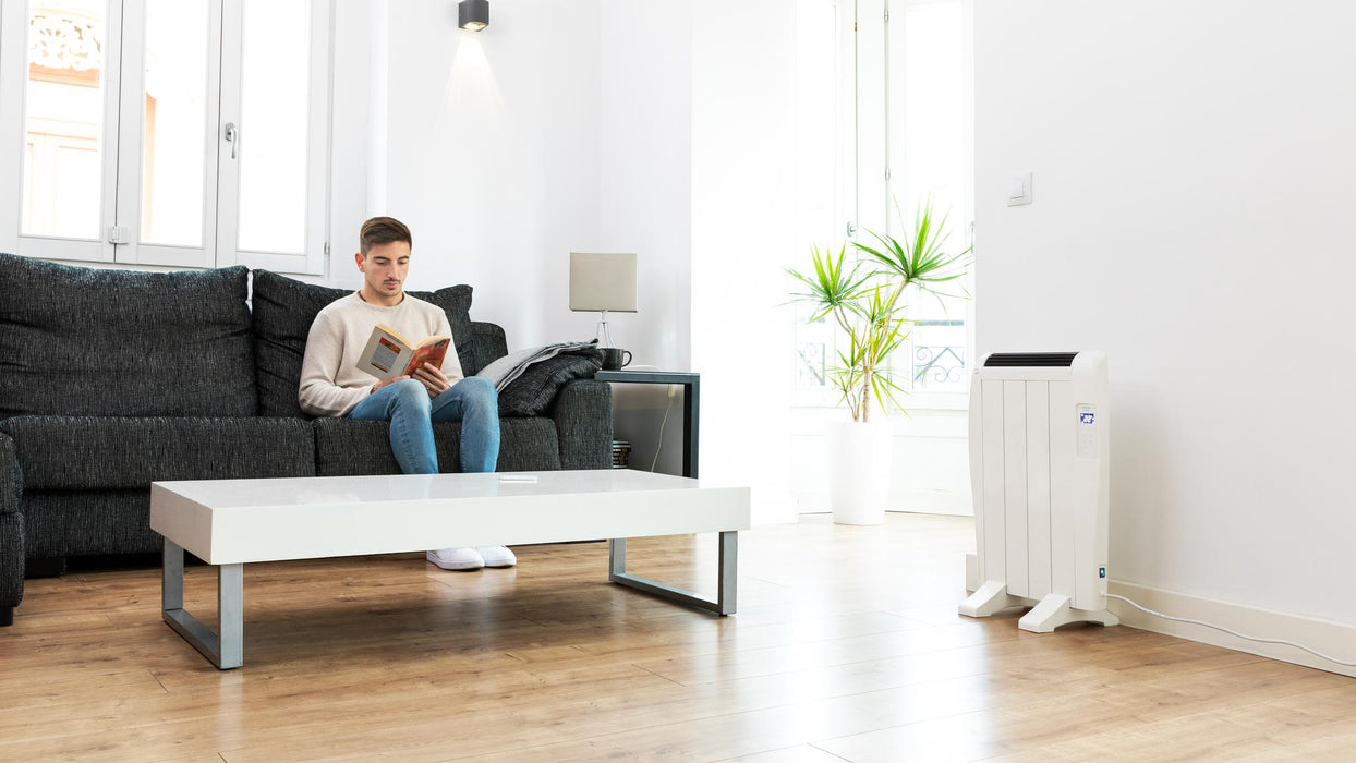 Radiator electric Cecotec Ready Warm 800 Thermal Connected, 600 W, 8 m², 4 elemente, alb