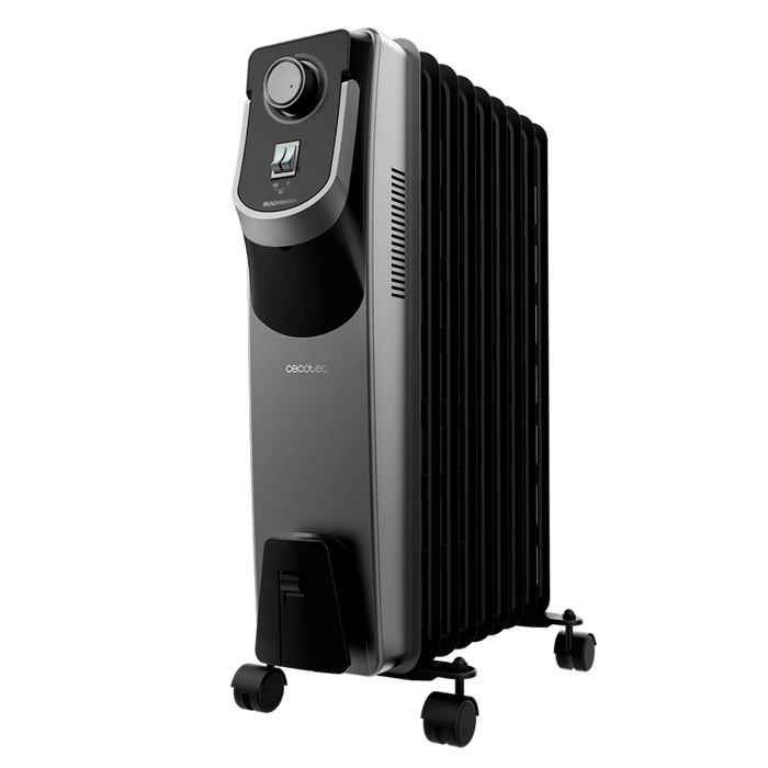 Radiator cu ulei Cecotec ReadyWarm 9000 Space 360 Black, 2000 W, 9 elementi, 3 trepte, negru