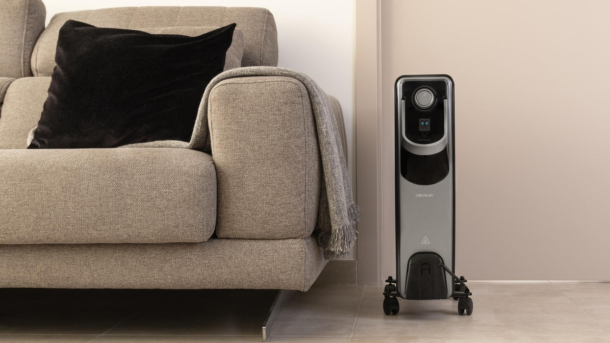 Radiator cu ulei Cecotec ReadyWarm 9000 Space 360 Black, 2000 W, 9 elementi, 3 trepte, negru
