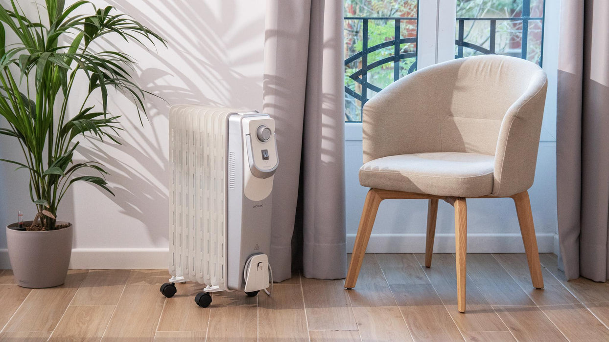 Radiator cu ulei Cecotec ReadyWarm 9000 Space 360, 2000 W, 9 elementi, 3 trepte, pentru 22 m²
