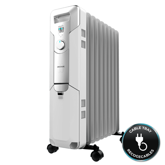 Radiator cu ulei Cecotec ReadyWarm 9000 Space, 2000 W, 9 elementi, 3 trepte de putere, pentru 20 m²