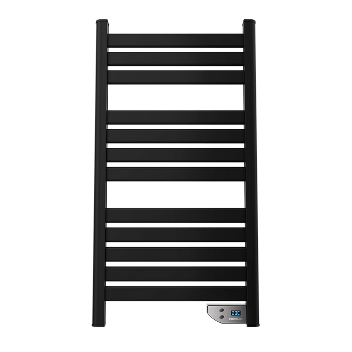 Suport electric pentru prosoape Cecotec ReadyWarm 9090 Twin Towel Black, 500 W, pentru 8 m², negru