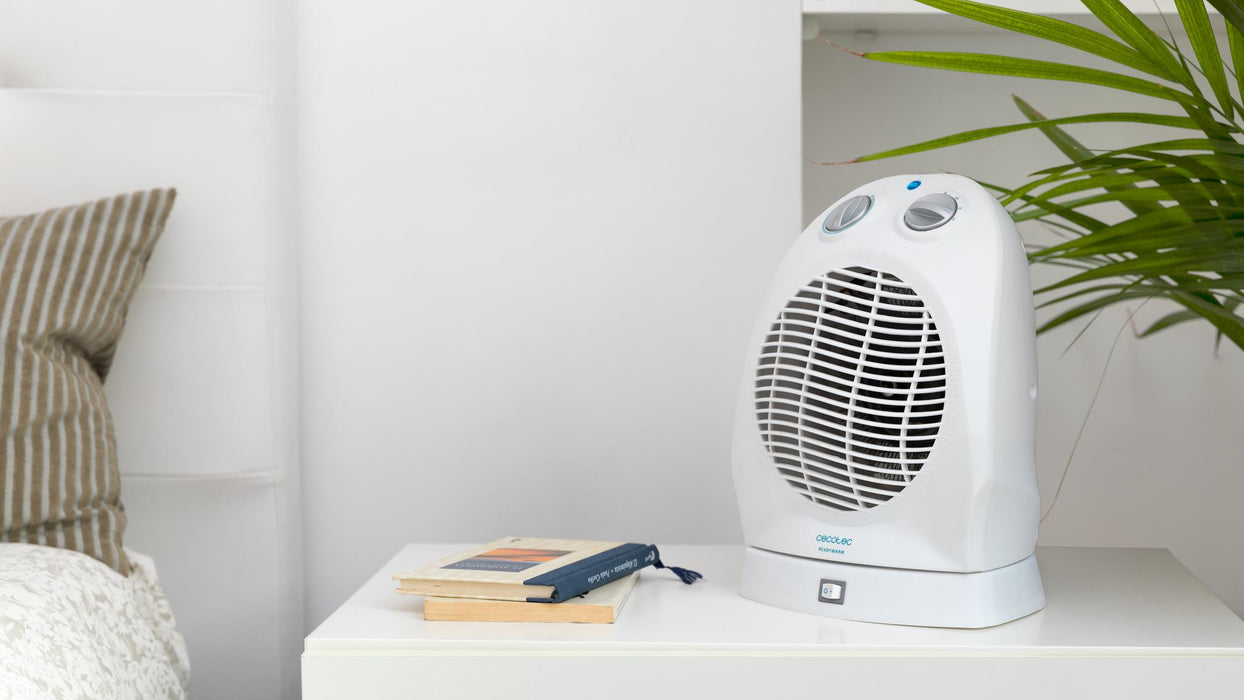 Termoventilator Cecotec Ready Warm 9890 Rotate Force, 2400 W, oscilație 60°, alb