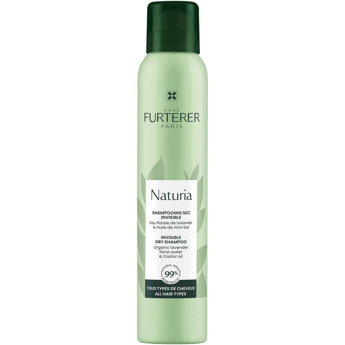 Șampon uscat Rene Furterer Naturia Invisible, curățare blândă, pentru toate tipurile de păr, 200 ml