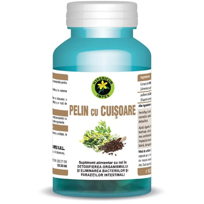 Supliment alimentar Hypericum Pelin cu cuișoare, 60 capsule