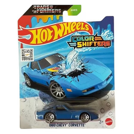 Mașinuță Mattel Hot Wheels Color Shifters, 1980 Chevy Corvette, 3+ ani