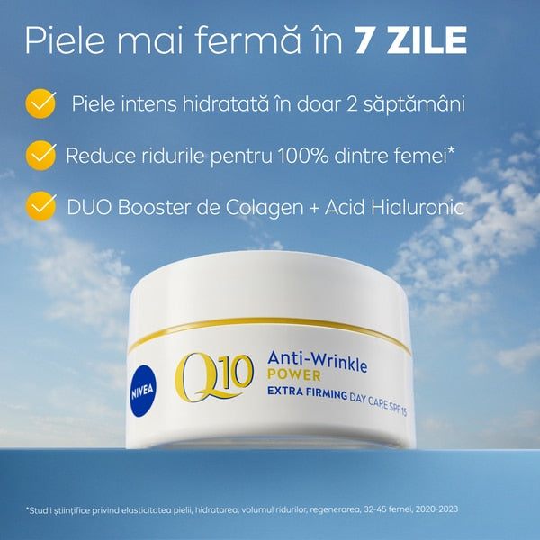 Cremă de zi Nivea Q10 Power antirid, cu SPF 15, 50 ml