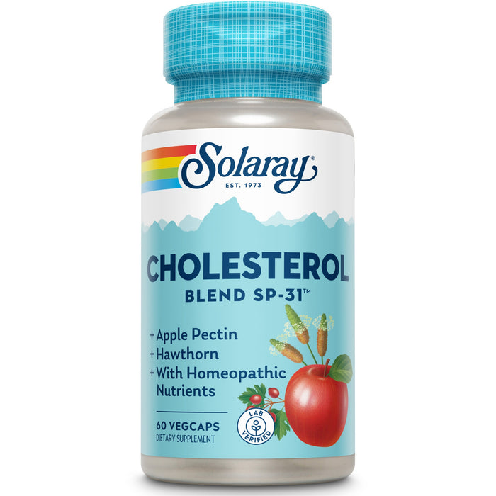 Supliment alimentar Solaray Cholesterol Blend, capsule vegetale, 60 capsule
