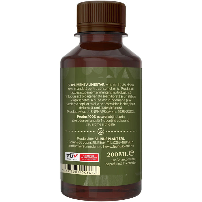 Tinctură de valeriană Faunus Plant, extract hidroalcoolic, 200 ml