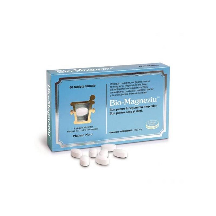 Supliment alimentar Pharma Nord Bio-Magneziu, 60 comprimate filmate
