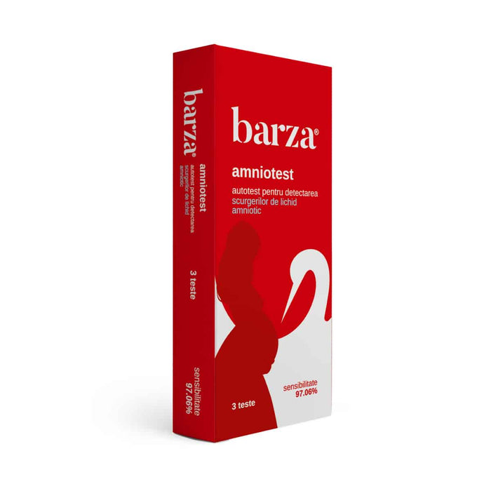 Test pentru detectarea scurgerilor de lichid amniotic Barza AmnioTest, 3 teste