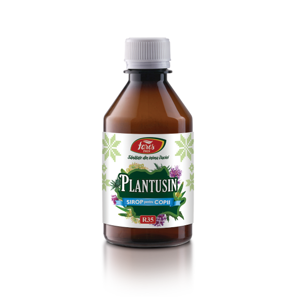 Sirop pentru copii Fares Plantusin R35, de la 6 luni, 250 ml