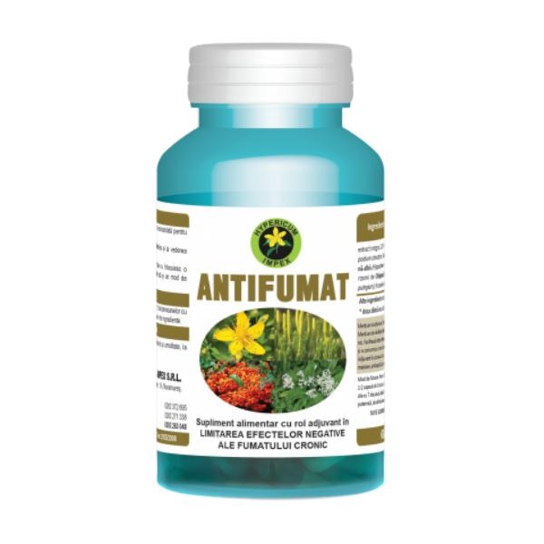 Supliment alimentar Hypericum Antifumat, 60 capsule