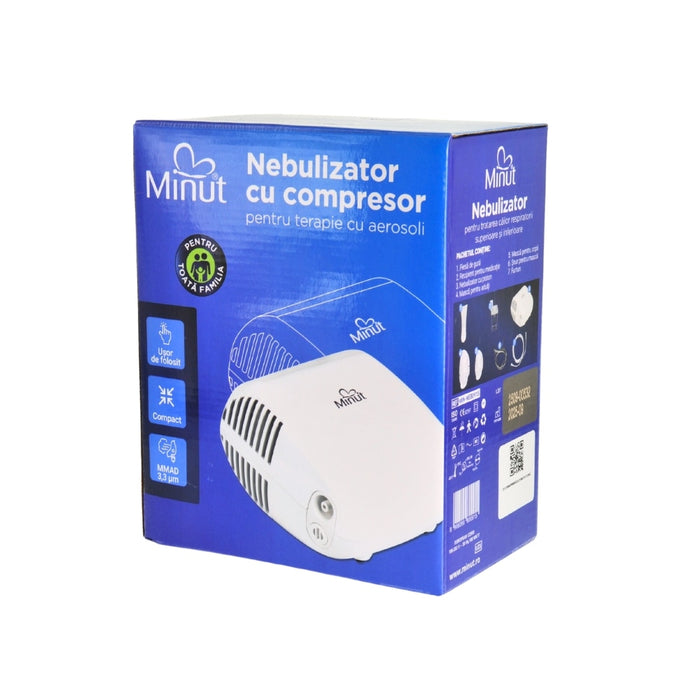 Nebulizator Minut HandyNeb Classic, cu piston, pentru copii și adulți