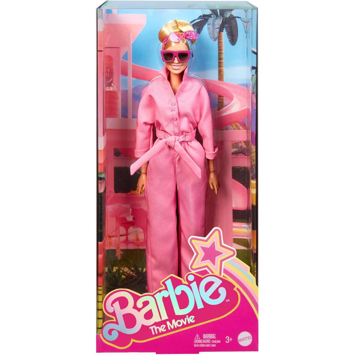 Păpușă Mattel Barbie The Movie, Barbie în salopetă roz, 3+ ani