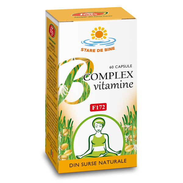 Supliment alimentar Fares B Complex vitamine F172, 60 capsule