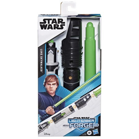 Sabie cu lumini Hasbro Star Wars Lightsaber Forge, Luke Skywalker, 4+ ani