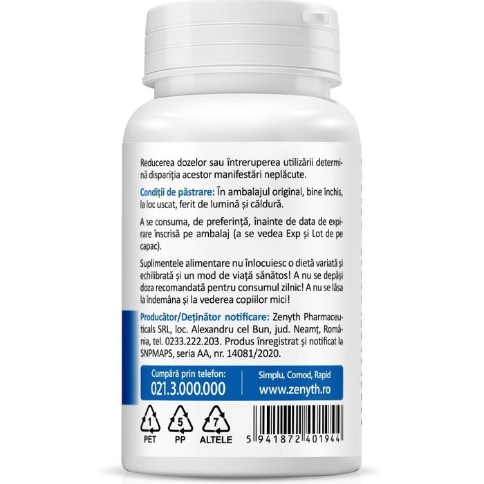 Supliment alimentar Zenyth Pharmaceuticals Melatonin Forte, 10 mg, 30 capsule vegetale
