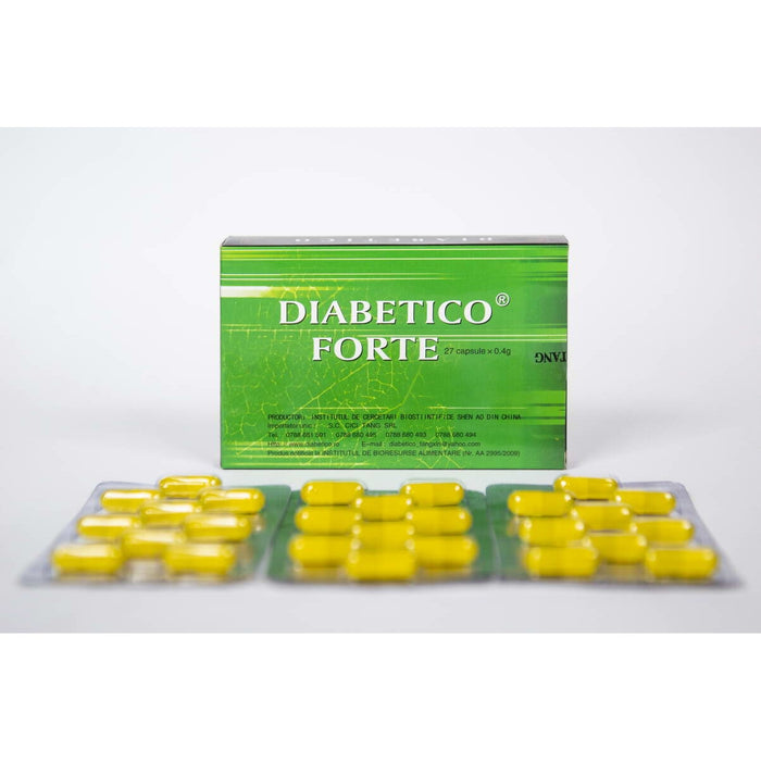 Supliment alimentar Cici Tang Diabetico Forte, capsule cu extracte de plante și propolis, 27 capsule