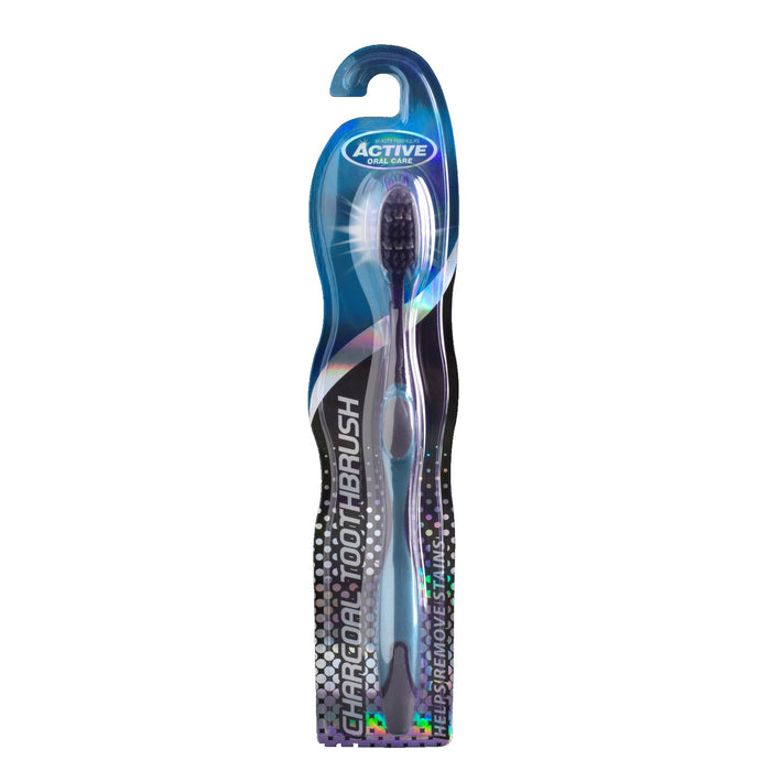Periuță de dinți Beauty Formulas cu cărbune activ, peri ultra moi, 1 bucată