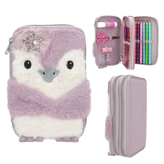 Penar dublu echipat Mimi Princess Mimi, Pinguin, design pufos