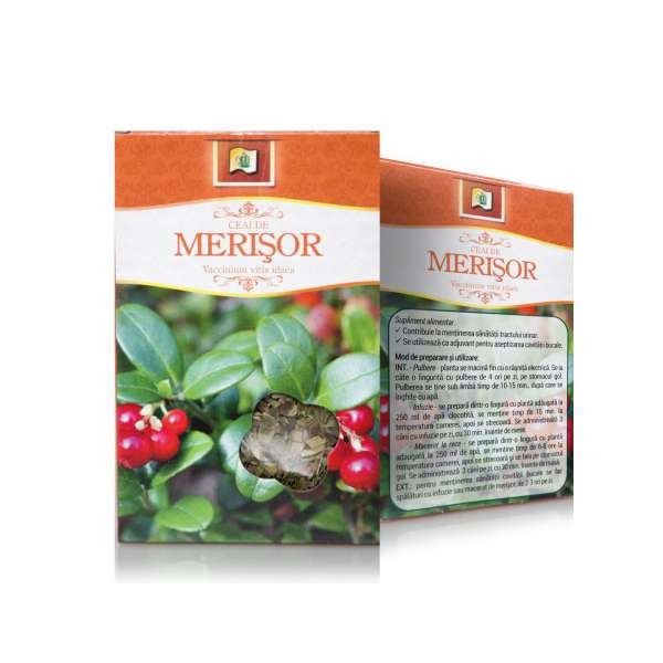 Ceai de merișor din fructe Stef Mar, 50 g