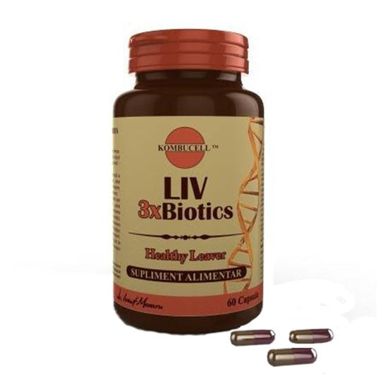 Supliment alimentar Pro-Natura Liv 3xBiotics, 60 capsule