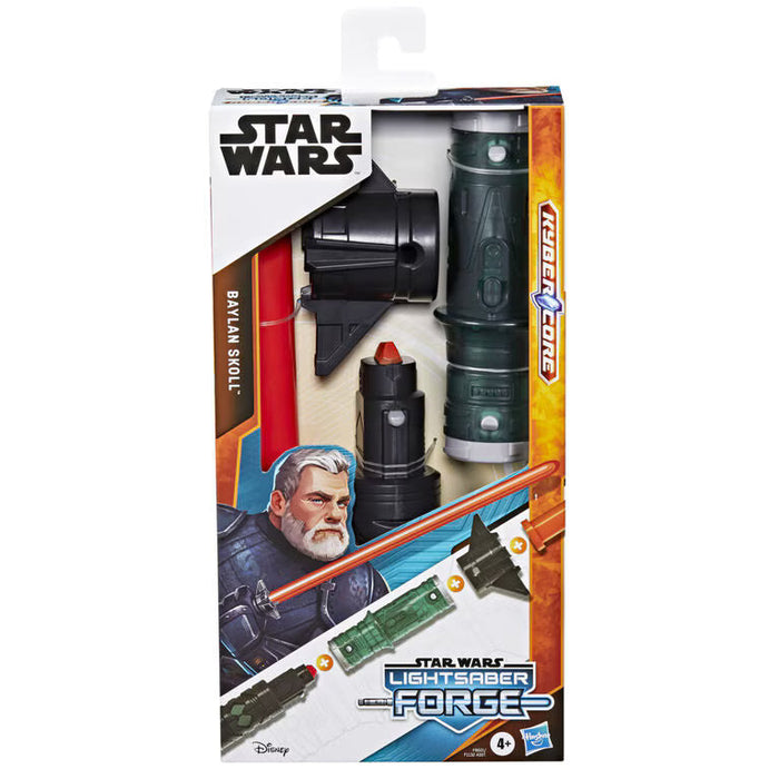Sabie laser Hasbro Star Wars Lightsaber Forge, Baylan Skoll, 4+ ani