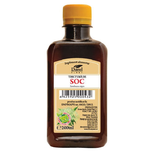 Tinctură de soc Dorel Plant, 200 ml