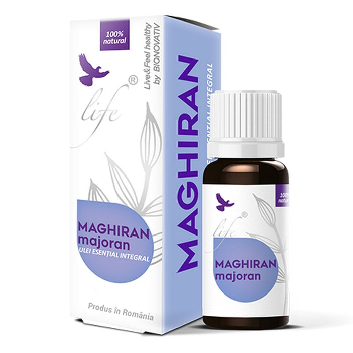 Ulei esențial de maghiran DVRPharm, integral, pentru uz intern, 10 ml