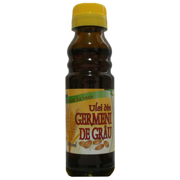 Ulei din germeni de grâu Herbavit, presat la rece, pentru uz intern, 100 ml