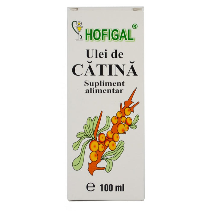 Supliment alimentar Hofigal cu ulei de cătină, 100 ml