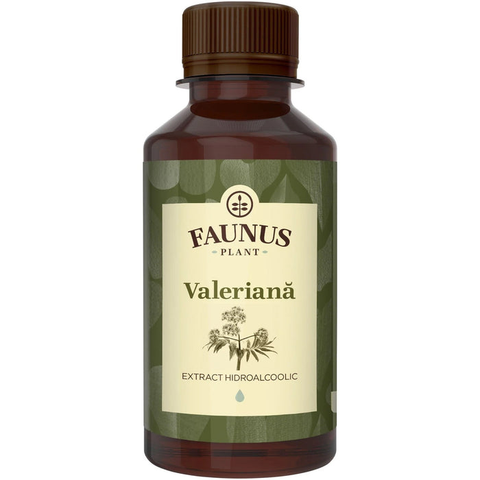 Tinctură de valeriană Faunus Plant, extract hidroalcoolic, 200 ml